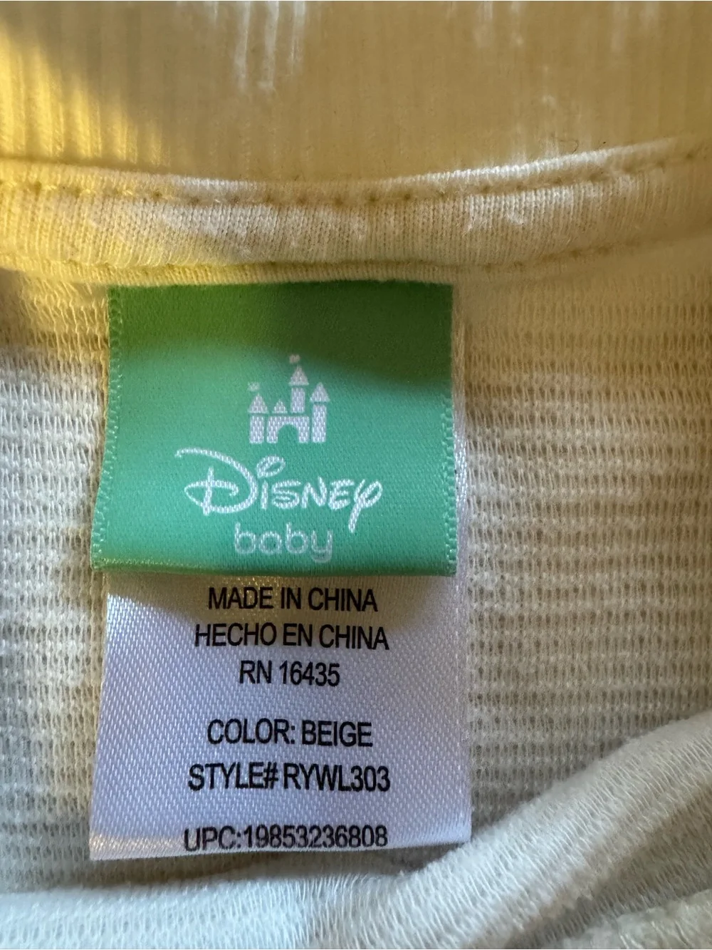Disney Cream Ribbed Winnie the Pooh Sweatshirt, 24 months